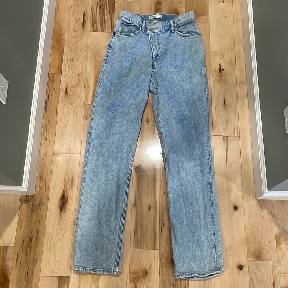 90’s Straight Ultra High Rise Criss Cross, Curve Love